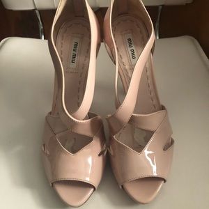 Miu Miu patent sandals